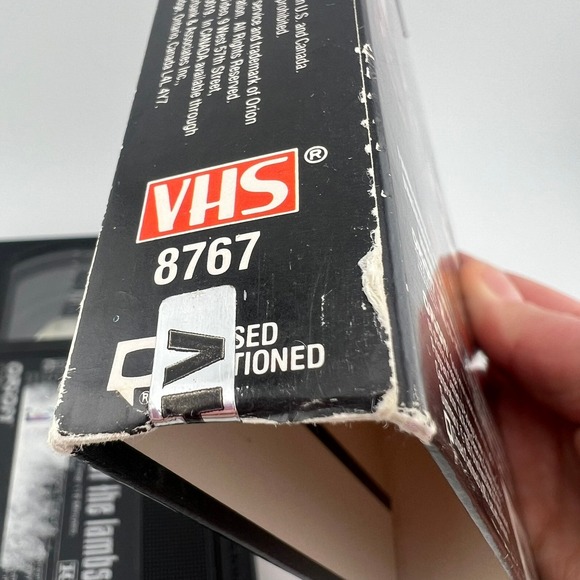 The Silence of the Lambs VHS 1991 Orion Horror Thriller Anthony Hopkins - Picture 6 of 10